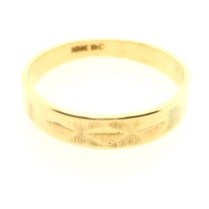 10K Y Gold Tapered Band