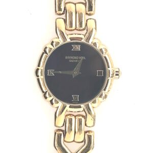 Raymond Weil 18K Yellow Gold Electroplate Watch
