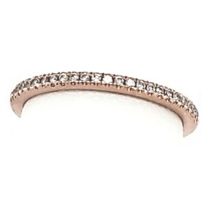 14K Rose Gold Diamond Band