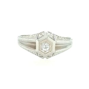 18K W Gold Diamond Ring