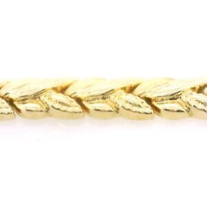14K Y Bracelet Polished & Satin Finish 7.25"