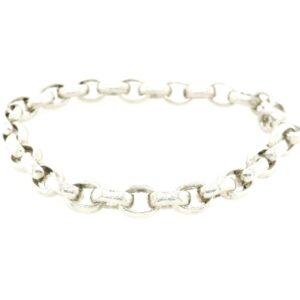 Sterling Silver Rolo Link Bracelet 7.5"